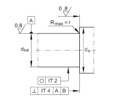 角接觸球軸承單元 ZKLFA1563-2Z, 雙向，螺釘安裝，兩側(cè)間隙密封